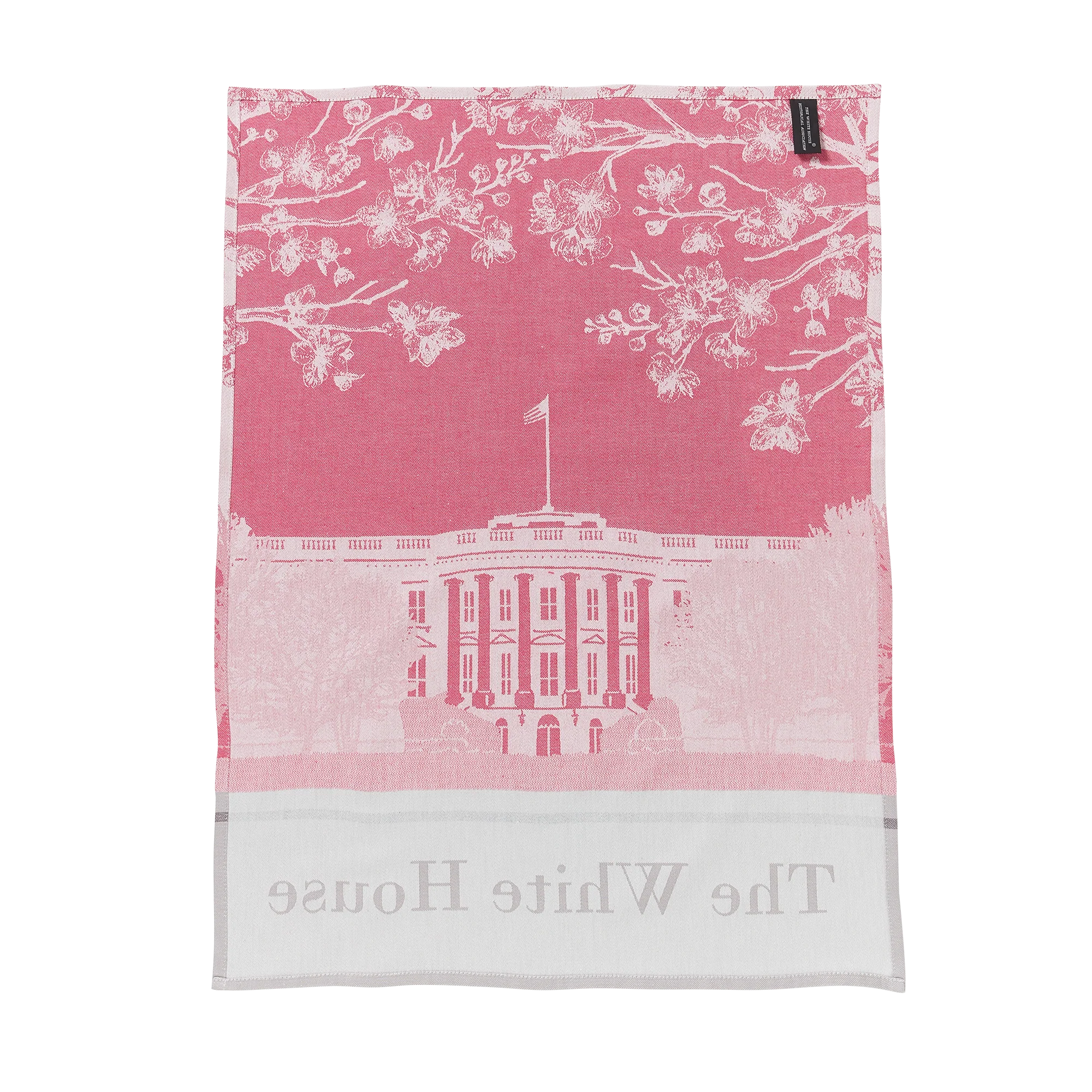 Pink White House Tea Towel - Image 3