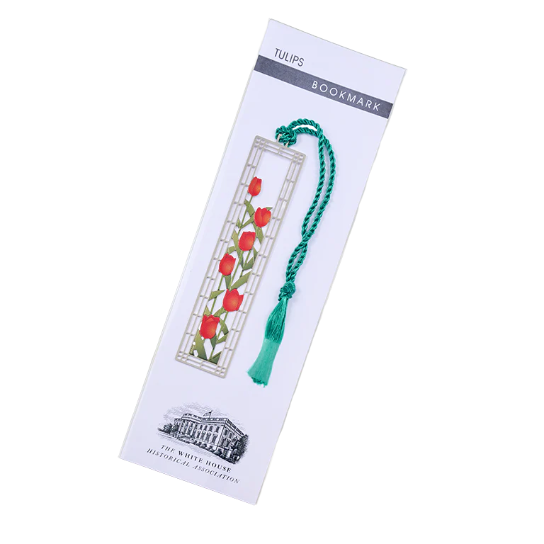 White House Tulips Metal Bookmark - Image 4